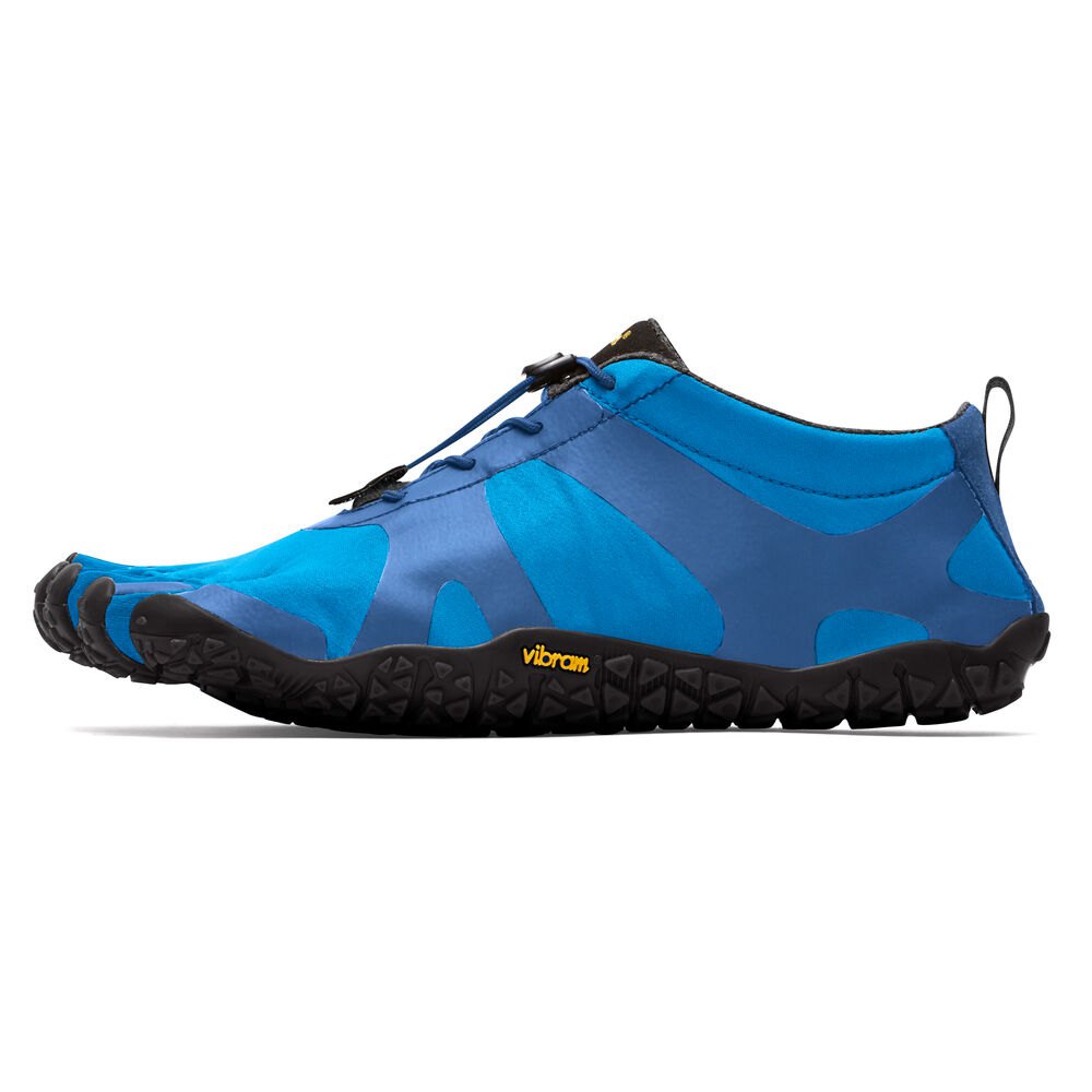 Vibram Five Fingers Mens Hiking Shoes - Blue/Black - V-Alpha - 64512-AYCU